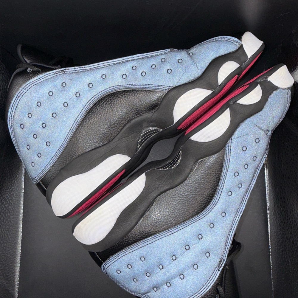 Jordan Black and Gray Classic Sneakers - Picture 8 of 11